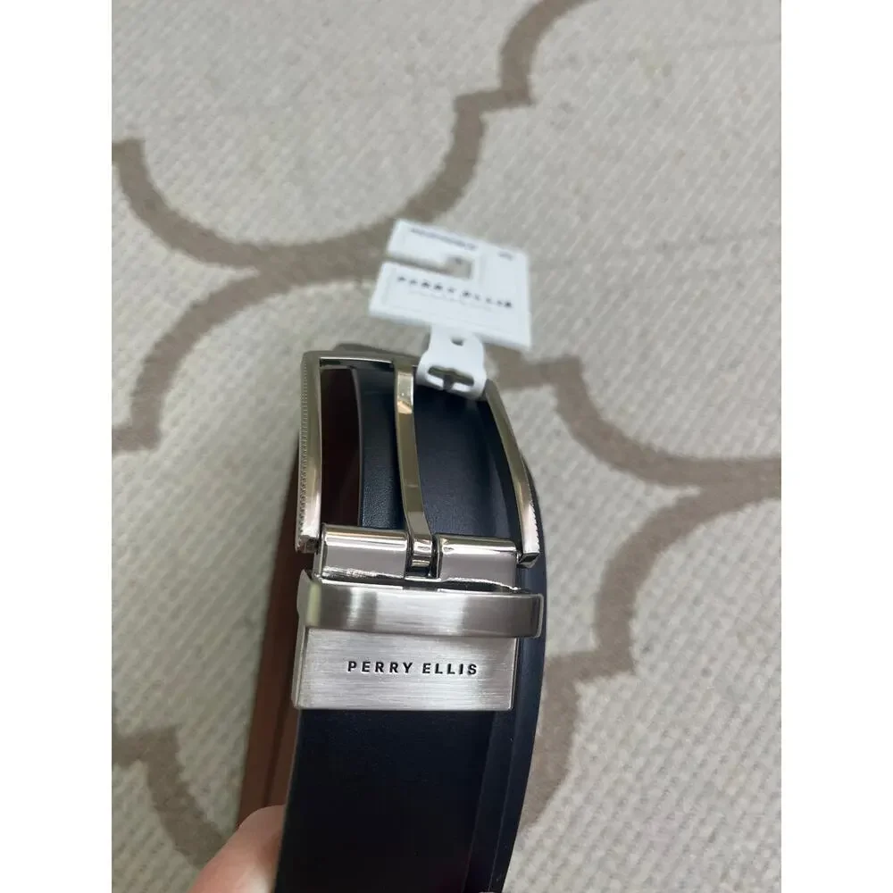 Perry Ellis Portfolio reversible belt, size 42, MSRP $47.50, HP06942, BLK20 002